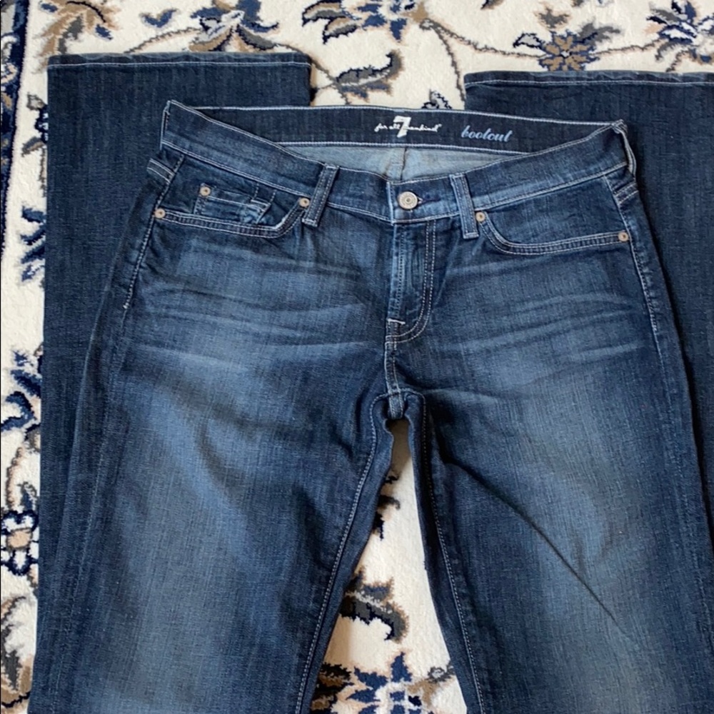 7 for All Mankind Original Bootcut Jeans sz 30 - Picture 2 of 6